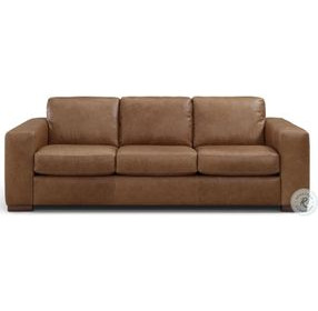 Inglewood Vintage Brown Derby Leather Living Room Set