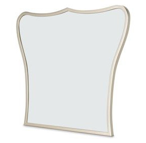 London Place Creamy Pearl Vanity Mirror