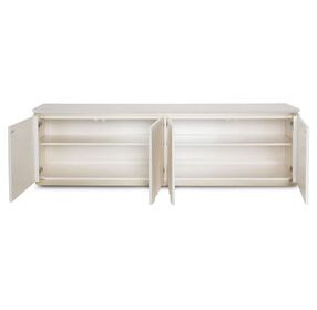 London Place Creamy Pearl 78" Media Cabinet