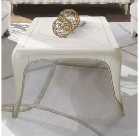London Place Creamy Pearl Rectangular Cocktail Table
