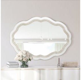 London Place Creamy Pearl Wall Mirror