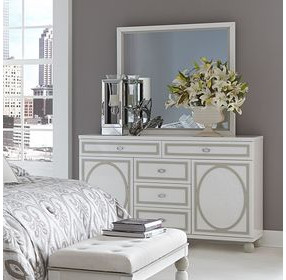 Sky Tower Cloud White 5 Drawer Dresser