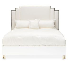 Palm Gate Cloud White Bedroom Set