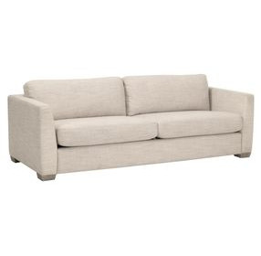 Bronze Bay Flax Linen Performance Fabric 95" Neiman Sofa