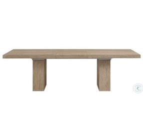 Nash Weathered Sand Extendable Trestle Dining Room Set