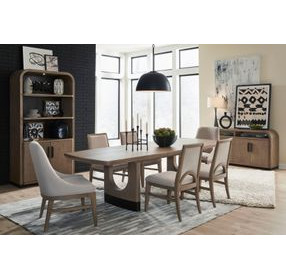 Tristan Swiss Coffee 2 Door Display Cabinet with LED