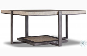 5533-80112-LTBR Brown Square Cocktail Table