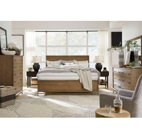 Lindon Belgian Coffee Bean Queen Panel Bed
