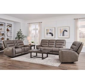 Lawson Sydney Brunette Zero Gravity Power Recliner with USB Charging