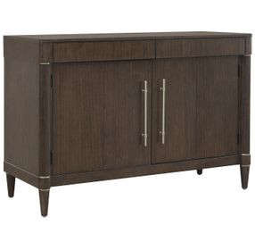 Asher Park Piano Brown 2 Door Server with Storage Drawer