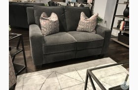 West End Charcoal Power Reclining Loveseat