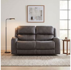 Pagosa Gray Double 62" Reclining Loveseat