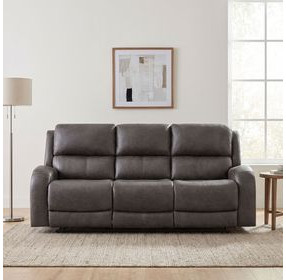 Pagosa Gray Double 85" Reclining Sofa