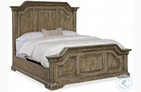 La Grange Medium Wood Tone Bradshaw King Panel Bed