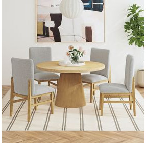 Canal Gray Upholstered Dining Side Chair Set of 2