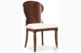 Palisade Warm Walnut Wood Back Side Chair Set Of 2