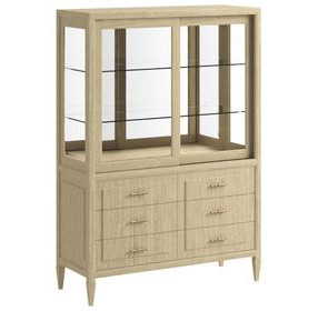 Eave Sundrenched 6 Drawer Oak China Cabinet