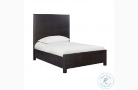 Asheville Black Wooden Twin Panel Bed