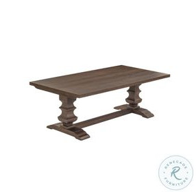 Emerson Dark Brown Wood Extendable Rectangular Dining Room Set