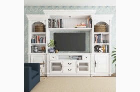Newport White Entertainment Center for TVs up to 65"