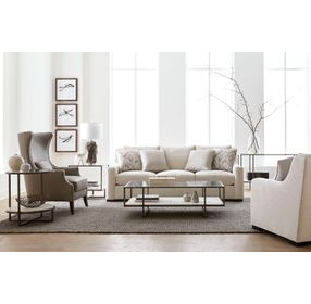 Harlow Bronze And White Travertine Stone Metal Round Chairside Table