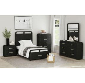 Woodridge Black 6 Drawer Dresser