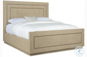 Cascade Soft Taupe California King Panel Bed