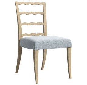 Haven Sea Blue Side Chair Set of 2