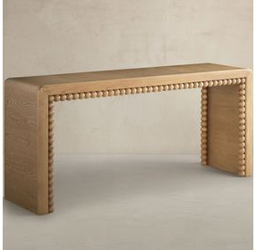 Sirius Satin Oak Rectangular Console Table
