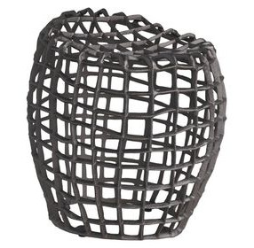 Oasis Antique Nickel Round Stool