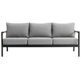 Crown Dark Gray 78" Outdoor Conversation Set