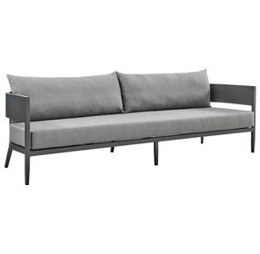 Menorca Dark Gray 94" Outdoor Conversation Set