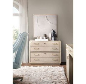 Marlowe Polished Limestone 2 Drawer Lateral File