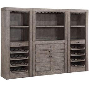 Spring Haven Gray and Brown 4 Shelves Pier