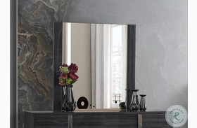 Giulia Glossy Grey Mirror