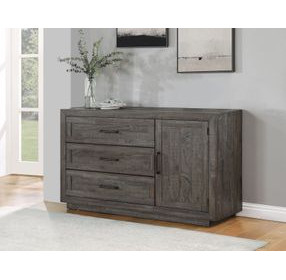 Riverdale Black 1 Door Server