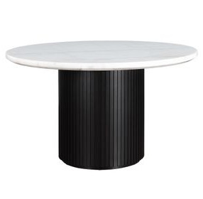 Colvin White Round Dining Room Set
