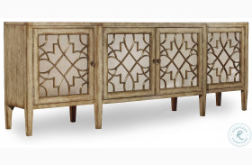Sanctuary Surf And Visage Four Door Mirrored Console Table