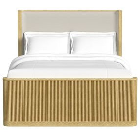 Sutton Brown and Gray Upholstered Bedroom Set