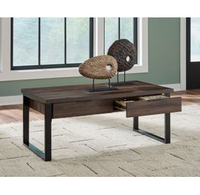 Wickman Falls Dark Brown Occasional Table Set