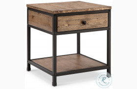 Maguire Weathered Barley Square End Table
