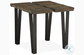 Dartmouth Sawmill and Galvanized Steel Rectangular End Table