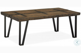 Dartmouth Sawmill and Galvanized Steel Rectangular Cocktail Table