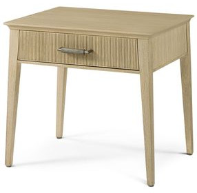Balboa Coastal Gray Rectangular Side Table