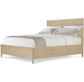 Balboa Coastal Gray California King Panel Bed