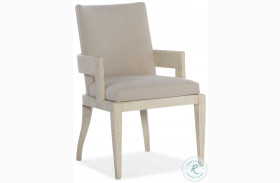 Cascade Textured Gesso upholstered Arm Chair Set Of 2