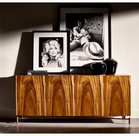 Brasea Lume and Tungsten 76" TV Stand