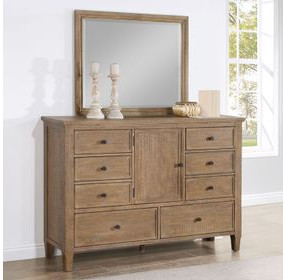 Riverdale Brown Bedroom Mirror