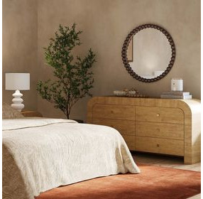 Hump Natural 6 Drawer Dresser