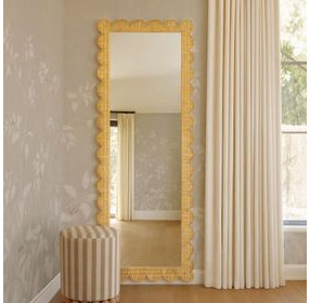 Bama Natural Rectangular Wall Mirror